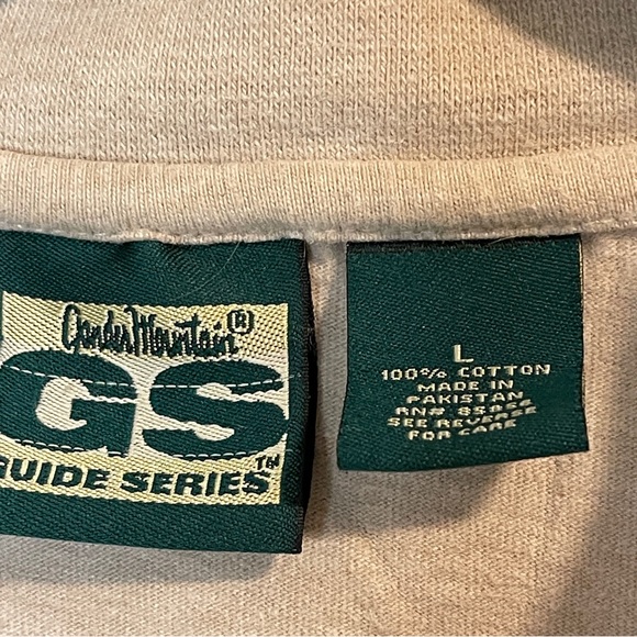 Gander Mountain Guide Series Mock Turtleneck Oatmeal Size L - Picture 5 of 5